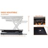Lorell Desk Riser, Sit-Stand, 40 lb. capacity, 34-1/2"x27"x9", BK LLR99983